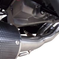 Exhaust compatible with Kawasaki Er 6 N - F 2012-2016, Gpe Ann. Poppy, Homologated legal full system exhaust, including removable db killer 