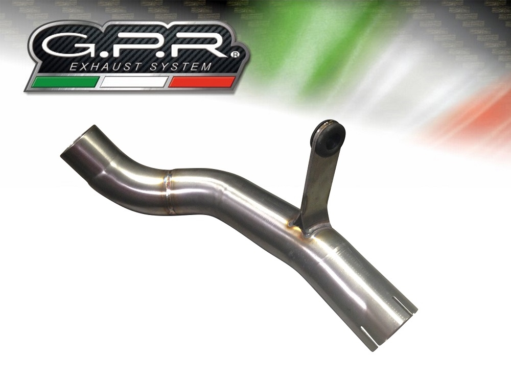 GPR exhaust compatible with  Bmw F 850 Gs -Adventure 2018-2020, M3 Inox , Homologated legal slip-on exhaust including removable db killer and link pipe 