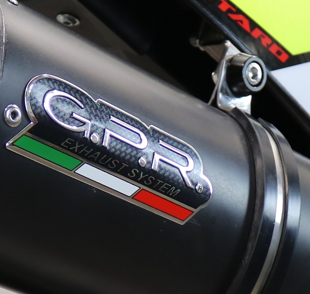Exhaust compatible with Fantic Motor XEF 125 2021-2023, Furore Evo4 Nero, Homologated legal slip-on exhaust including removable db killer and link pipe 
