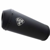 GPR exhaust compatible with  Cafè Racer Cafè Racer 1980-2021, Ghisa Cafè Racer, Universal racing silencer, without link pipe 