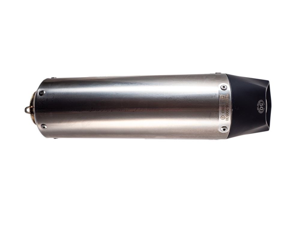 Exhaust compatible with Suzuki Sv 650 - S 1999-2002, Gpe Ann. titanium, Homologated legal mid-full system exhaust including removable db killer 