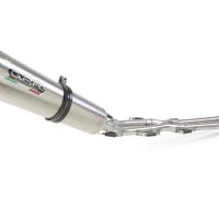 Exhaust compatible with Yamaha T-Max 500 2001-2011, Gpe Ann. titanium, Homologated legal full system exhaust, including removable db killer 