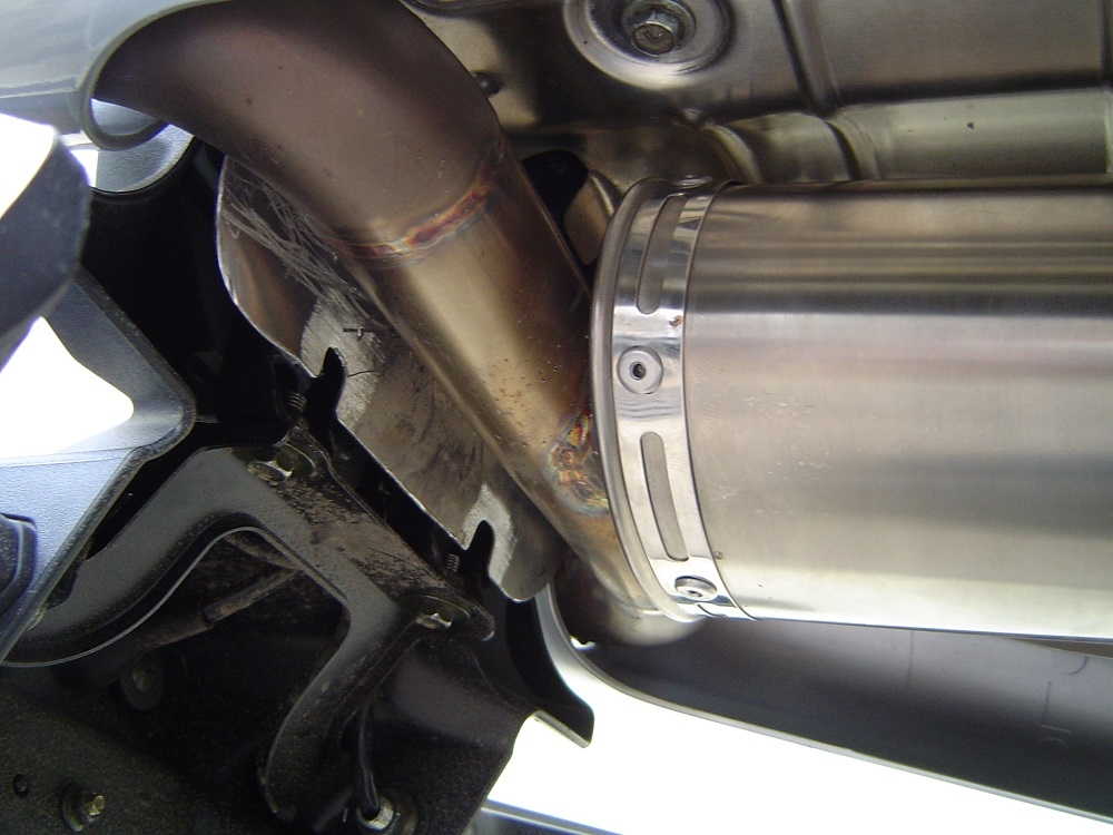 Exhaust compatible with Suzuki Gsr 600 2006-2011, Alluminio Ghost, Homologated legal slip-on exhaust including removable db killer and link pipe 