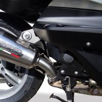 Exhaust compatible with Bmw C 650 Gt 2012-2015, Gpe Ann. titanium, Homologated legal slip-on exhaust including removable db killer and link pipe 