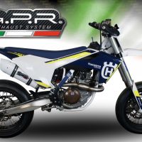 GPR exhaust compatible with  Husqvarna FS 450 2016-2017, Albus Ceramic, Racing full system exhaust, including removable db killer 