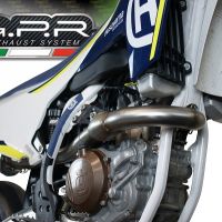 GPR exhaust compatible with  Husqvarna FS 450 2016-2017, Albus Ceramic, Racing full system exhaust, including removable db killer 