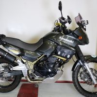 Exhaust compatible with Kawasaki Kle 500 1991-2007, Decatalizzatore, Decat pipe 