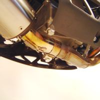 Exhaust compatible with Kawasaki Versys 650 2006-2014, Gpe Ann. Poppy, Homologated legal slip-on exhaust including removable db killer and link pipe 