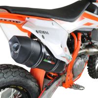 GPR exhaust compatible with  Ktm SX-F 450 2016-2018, Furore Nero, Racing full system exhaust, including removable db killer/spark arrestor 
