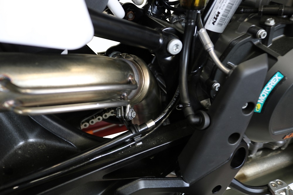 Exhaust compatible with Cf Moto 800 Mt Sport 2022-2024, Decatalizzatore, Decat pipe 