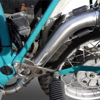 Exhaust compatible with Bmw R 100 Gs 1987-1996, Decatalizzatore, Decat pipe 