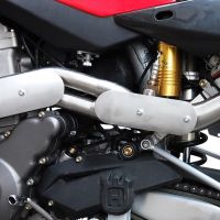 Exhaust compatible with Husqvarna Te S - Sm 410 2005-2006, Gpe Ann. titanium, Homologated legal Mid-full system exhaust, including removable db killer and catalyst 