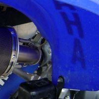 Exhaust compatible with Yamaha Raptor 660 2000-2005, Deeptone Atv, Homologated legal full system exhaust, including removable db killer 