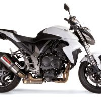 Exhaust compatible with Honda Cb 1000 R 2008-2014, Gpe Ann. titanium, Homologated legal slip-on exhaust including removable db killer and link pipe 