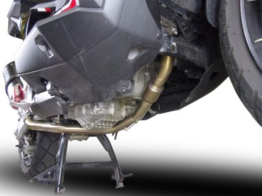 Exhaust compatible with Honda X-Adv 750 2021-2024, Decatalizzatore, Decat pipe 