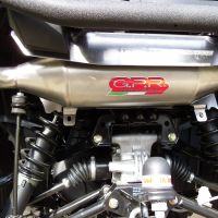 Exhaust compatible with Polaris Sportsman Xp 850 - Xp 850 Forest 2010-2014, Power Bomb, Homologated legal slip-on exhaust including removable db killer and link pipe 