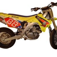 Exhaust compatible with Suzuki Rmz450 2008-2017, Gpe Ann. titanium, Homologated legal slip-on exhaust including removable db killer and link pipe 