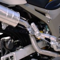 Exhaust compatible with Yamaha Tdm 900 2002-2014, Furore Nero, Dual Homologated legal slip-on exhaust including removable db killers and link pipes 
