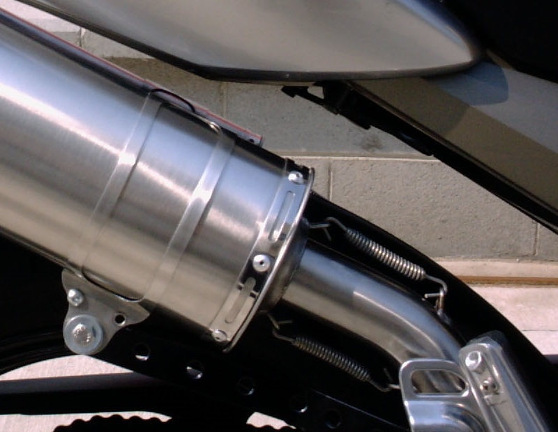 Exhaust compatible with Yamaha Tdm 900 2002-2014, Furore Nero, Dual Homologated legal slip-on exhaust including removable db killers and link pipes 