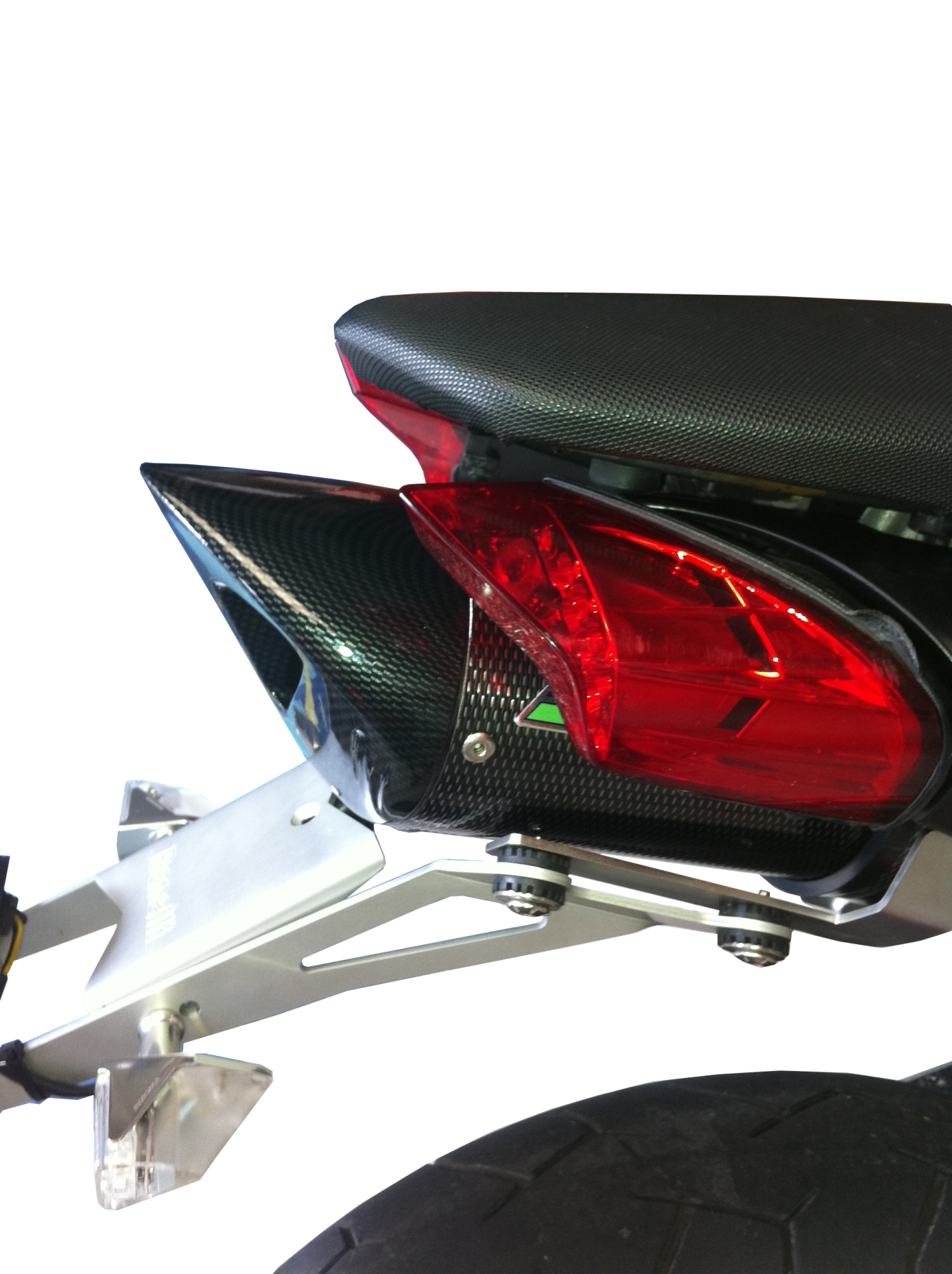Exhaust compatible with Benelli Tre K 899 2006-2016, Tiburon Poppy, Homologated legal slip-on exhaust including removable db killer and link pipe 