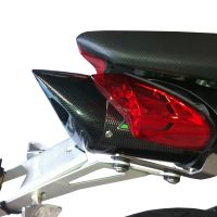 Exhaust compatible with Benelli Tre K 899 2006-2016, Tiburon Poppy, Homologated legal slip-on exhaust including removable db killer and link pipe 