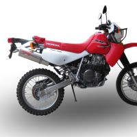 Exhaust compatible with Honda Xr 650 R 2000-2008, Trioval, Homologated legal slip-on exhaust including removable db killer and link pipe 