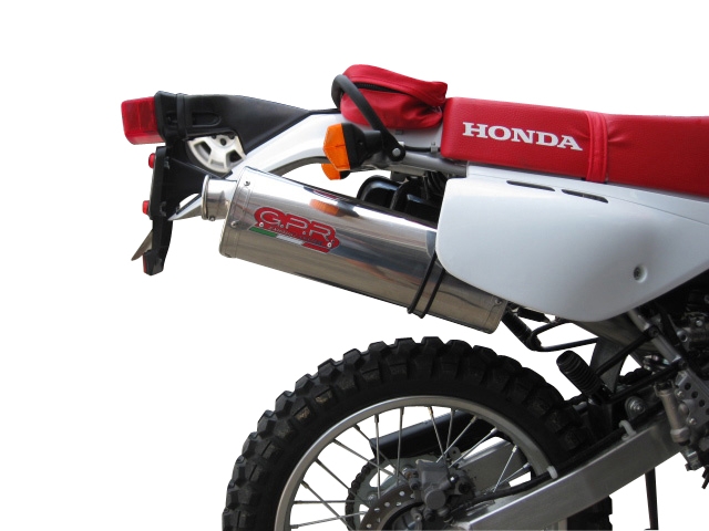 Exhaust compatible with Honda Xr 650 R 2000-2008, Trioval, Homologated legal slip-on exhaust including removable db killer and link pipe 