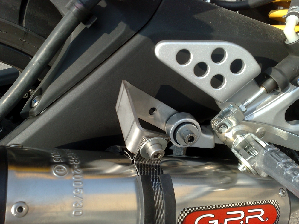 Exhaust compatible with Yamaha Yzf-R 125 2008-2013, Gpe Ann. titanium, Homologated legal full system exhaust, including removable db killer 