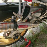 Exhaust compatible with Yamaha Yzf 1000 R1 1998-2001, Deeptone Inox, Homologated legal slip-on exhaust including removable db killer and link pipe 