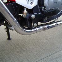 Exhaust compatible with Yamaha Xt 660 X-R 2004-2014, Gpe Ann. titanium, Homologated legal full system exhaust, including removable db killer and catalyst 