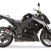 Exhaust compatible with Kawasaki Z 1000 Sx 2017-2020, GP Evo4 Titanium, Dual Homologated legal slip-on exhaust including removable db killers and link pipes 