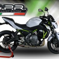 Exhaust compatible with Kawasaki Z 650 2021-2022, Gpe Ann. Titanium, full system exhaust legal for UK and non-EU countries including removable db killer 