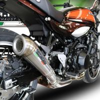Exhaust compatible with Kawasaki Z 900 RS 2021-2024, Powercone Evo, Homologated legal slip-on exhaust including removable db killer and link pipe 