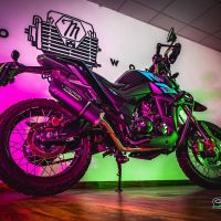 Exhaust compatible with Zontes Gk 125 2022-2024, Furore Evo4 Nero, Homologated legal full system exhaust, including removable db killer and catalyst 
