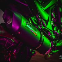 Exhaust compatible with Zontes Gk 125 2022-2024, Furore Evo4 Nero, Homologated legal full system exhaust, including removable db killer and catalyst 
