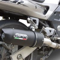 Exhaust compatible with Kawasaki Zzr 600 2002-2006, Furore Nero, Dual Homologated legal slip-on exhaust including removable db killers and link pipes 