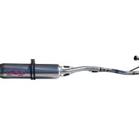 Exhaust compatible with Adly 320 S 2005-2021, Deeptone Atv, Homologated legal full system exhaust, including removable db killer 