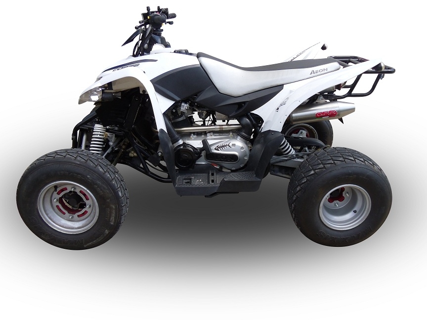 Exhaust compatible with Access SP250-SP300 Speed 2005-2021, Deeptone Atv, Homologated legal full system exhaust, including removable db killer 