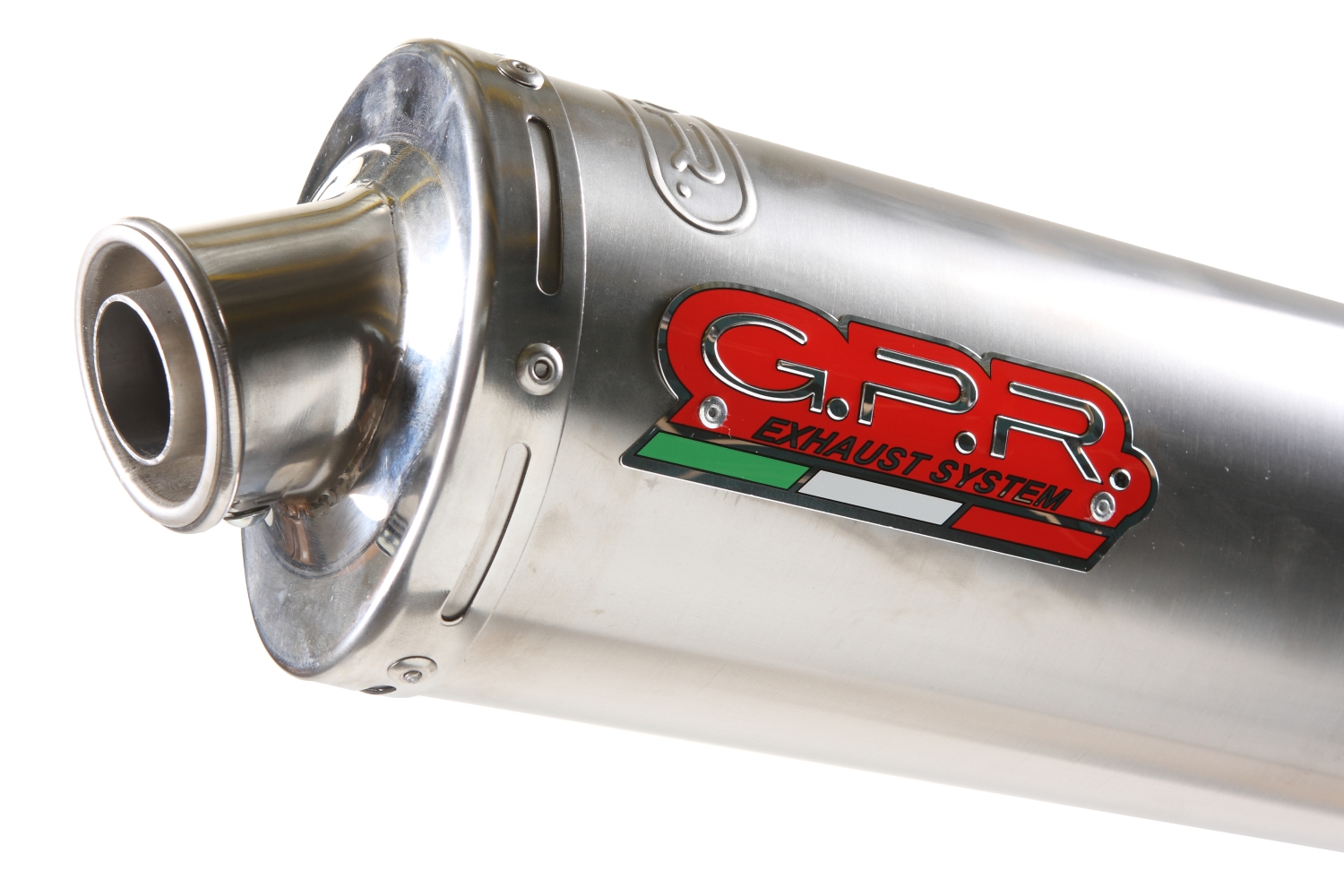 Exhaust compatible with Suzuki Gsx-R 1000 2001-2002, Inox Tondo, Homologated legal bolt-on silencer including removable db killer 