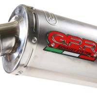 Exhaust compatible with Kawasaki ZX-7R 1996-2002, Inox Tondo, Homologated legal bolt-on silencer including removable db killer 