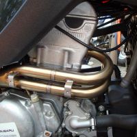 Exhaust compatible with Adly 500 Hurricane S 2005-2021, Deeptone Atv, Homologated legal full system exhaust, including removable db killer 