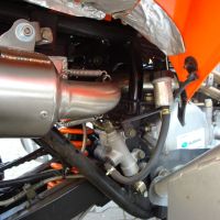 Exhaust compatible with Adly 500 Hurricane S 2005-2021, Deeptone Atv, Homologated legal full system exhaust, including removable db killer 