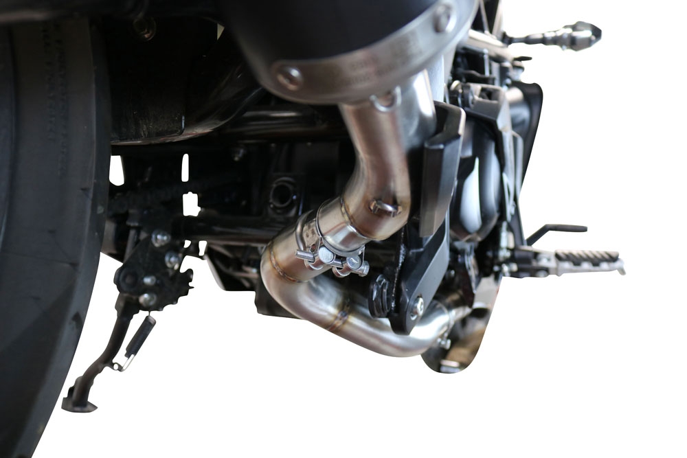 Exhaust compatible with Benelli 502 C 2019-2020, Decatalizzatore, Decat pipe 