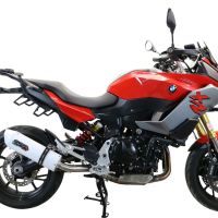 Exhaust compatible with Bmw F 900 XR-R 2020-2025, Albus Evo4, Homologated legal slip-on exhaust including removable db killer and link pipe 