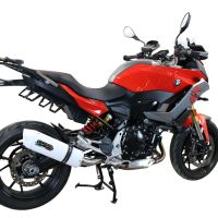 Exhaust compatible with Bmw F 900 XR-R 2020-2025, Albus Evo4, Homologated legal slip-on exhaust including removable db killer and link pipe 