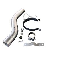 Exhaust compatible with Bmw F 900 XR-R 2020-2025, GP Evo4 Poppy, Homologated legal slip-on exhaust including removable db killer and link pipe 