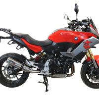 GPR exhaust compatible with  Bmw F 900 XR-R 2020-2024, M3 Inox , Homologated legal slip-on exhaust including removable db killer and link pipe 
