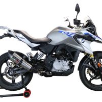 Exhaust compatible with Bmw G 310 Gs 2017-2021, GP Evo4 Titanium, Homologated legal full system exhaust, including removable db killer and catalyst 