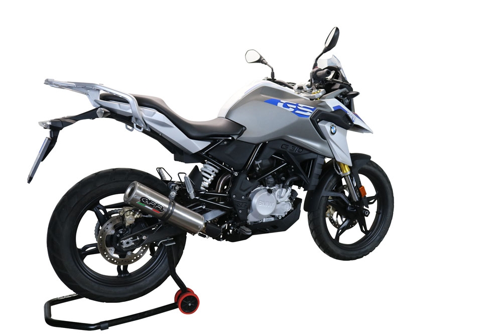 GPR exhaust compatible with  Bmw G 310 Gs 2022-2024, M3 Inox , Homologated legal full system exhaust, including removable db killer and catalyst 