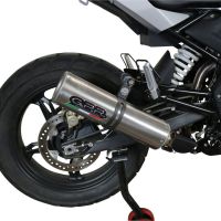 GPR exhaust compatible with  Bmw G 310 Gs 2022-2024, M3 Inox , Homologated legal full system exhaust, including removable db killer and catalyst 